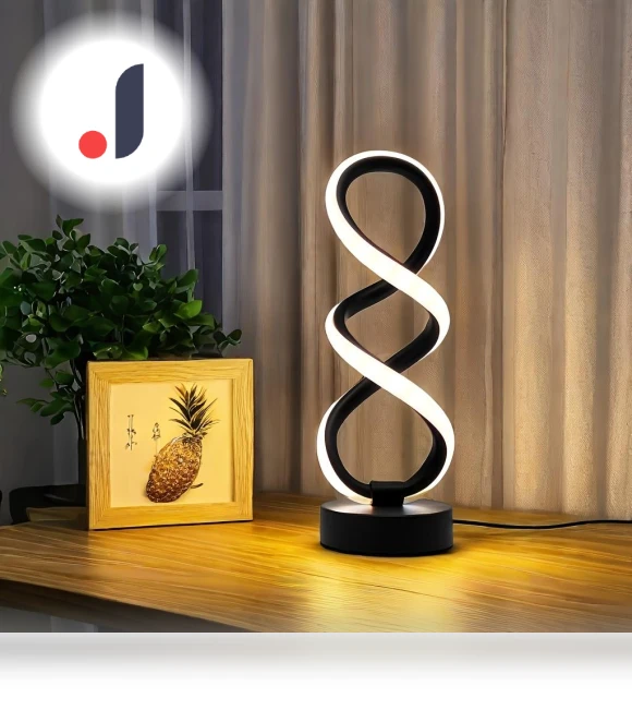 Modern Spiral Desk Lamp — Study & Desk Lighting, YC Direct