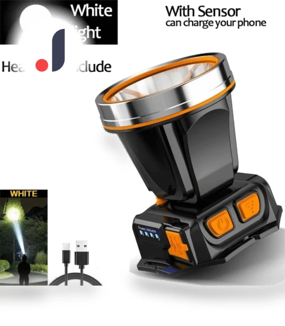 Rechargeable Sensor Headlights — Flashlights, DC-HOME