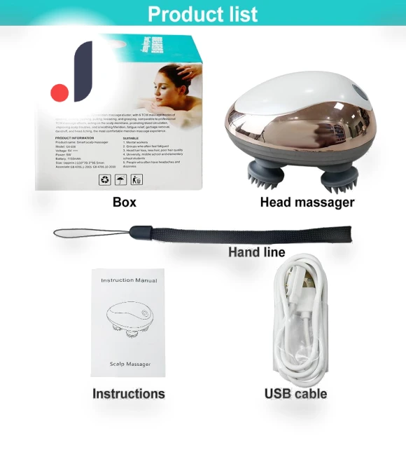 Smart Scalp Massager — Head Relaxation Tools, BC Pet Supplies