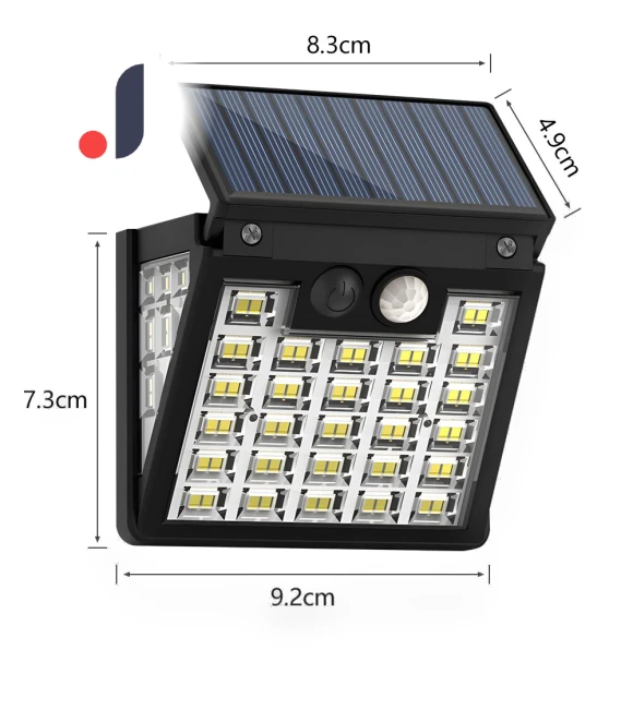 Solar Lights Outdoor Waterproof Street Wall Lamp — Outdoor Security & Flood Lighting, Lanzhong