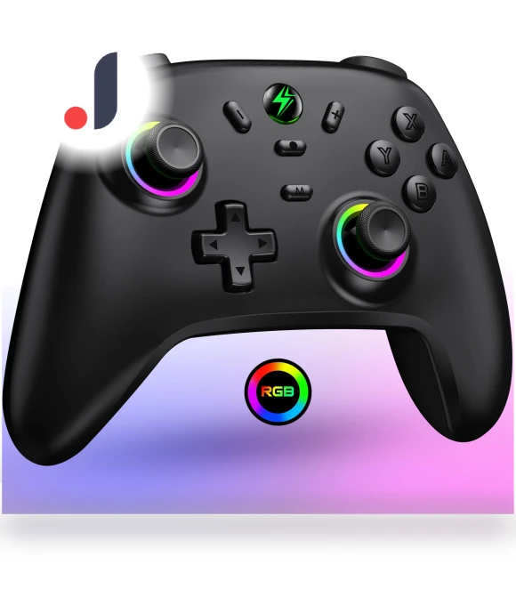 Wireless Controller with RGB Lighting and App — Gaming Controllers, DOKI DOKI MARKET