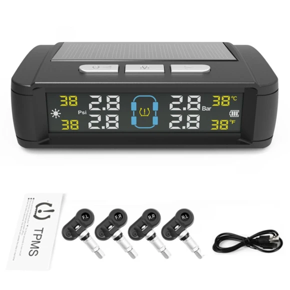 Digital LCD Display Car Tire Pressure Monitoring System — TPMS Sensor Replacements, FORAUTO