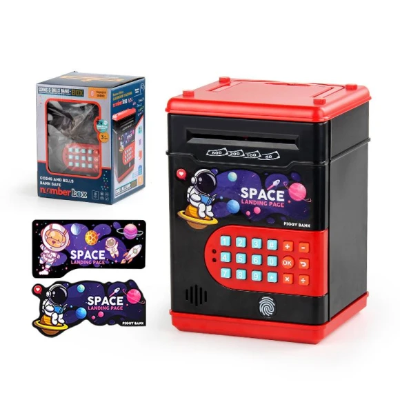 Intelligent Sensor Fingerprint Password Box Piggy Bank — Savings & Piggy Banks, TK Toys
