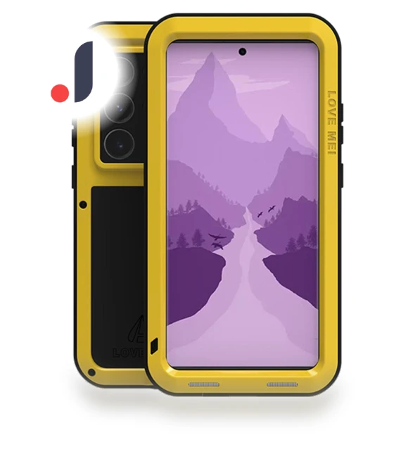 Metal+Silicone Phone Cover — Phone Accessories, LOVE MEI