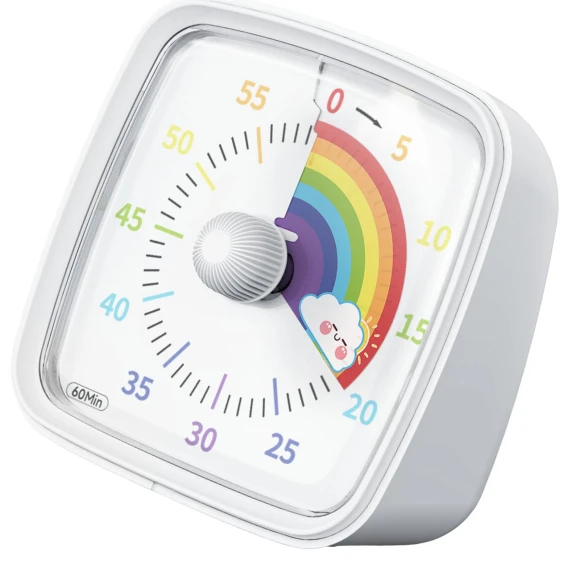 Mini Electronic Timer with Colorful Rainbow Dial — Timers, Foreverchic