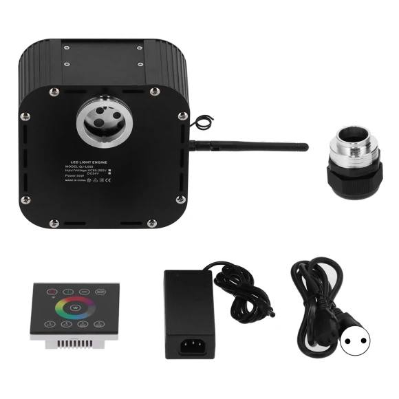 RGBW Fiber Optic Lighting Kit — Fiber Optics, KONNWEI