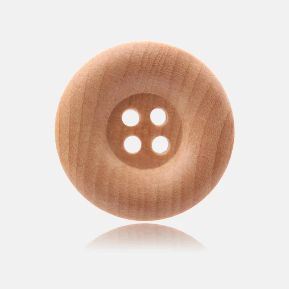 Round Wooden Smart Buttons — Buttons, Arts & Hobbies