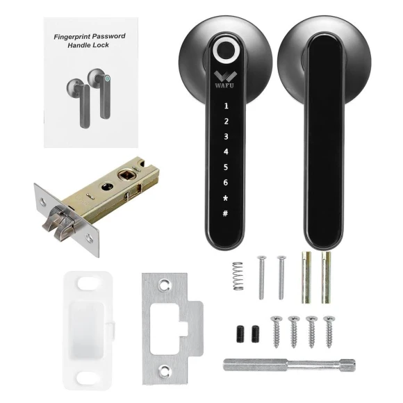 Smart Electronic Door Lock with Fingerprint — Smart Home Security, Decor Dream
