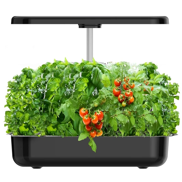 Smart Hydroponic Garden System With LED Full Spectrum — Growing Lamps, yieryi Garden Tools