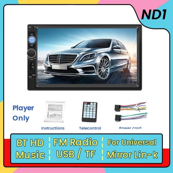 Universal Car MP5 Player — Stereo Receivers, ZoomSpark