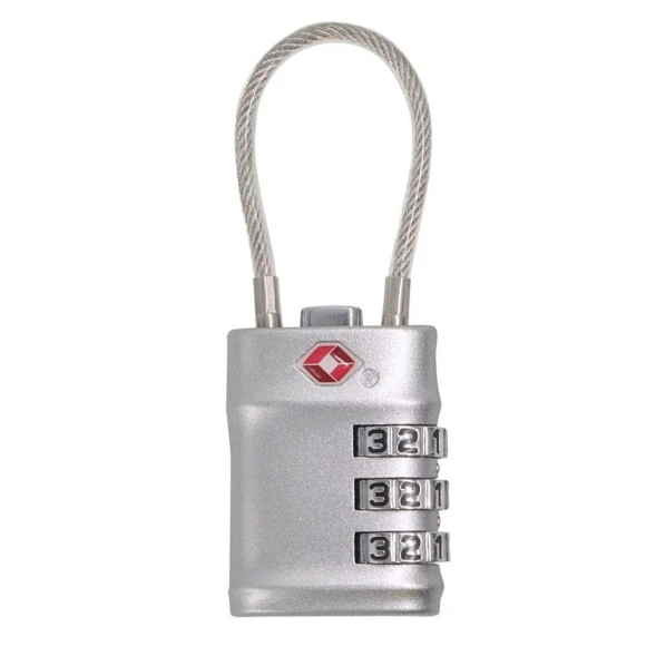 Portable Smart Combination Lock Padlock with Steel Cable — Luggage Locks, SZmohan