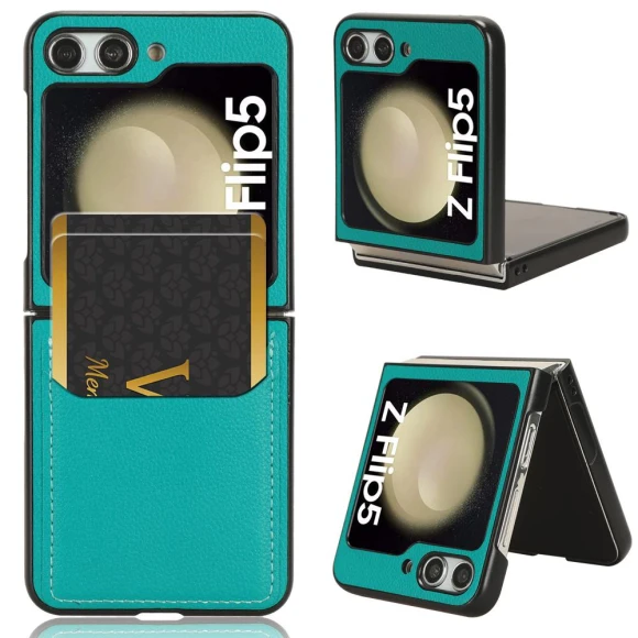PU Leather+PC Back Cover Ultra Thin Litchi Texture Card Slot Phone Case — Phone Accessories, Smartwatch 2025