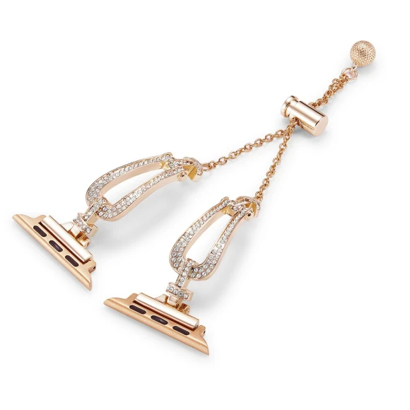 Rhinestone U-Shape Zinc Alloy Watch Band — Bands, Smartwatch 2025