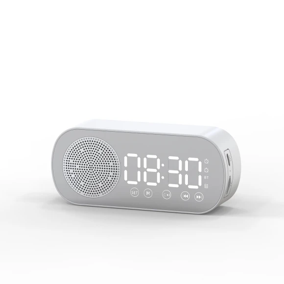 Smart Bluetooth Speaker with Alarm — Portable Audio, HOME-Auto-001