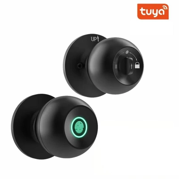 Smart Door Handle with Fingerprint Lock — Biometric Security, The Romantics