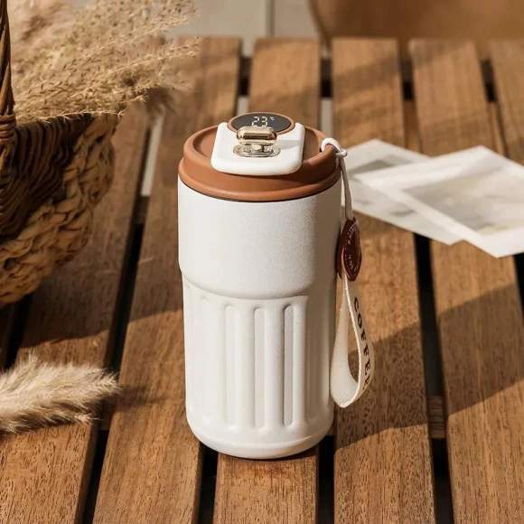Smart Travel Coffee Mug with LED Display — Beverage Warmers, HOME-Auto-001