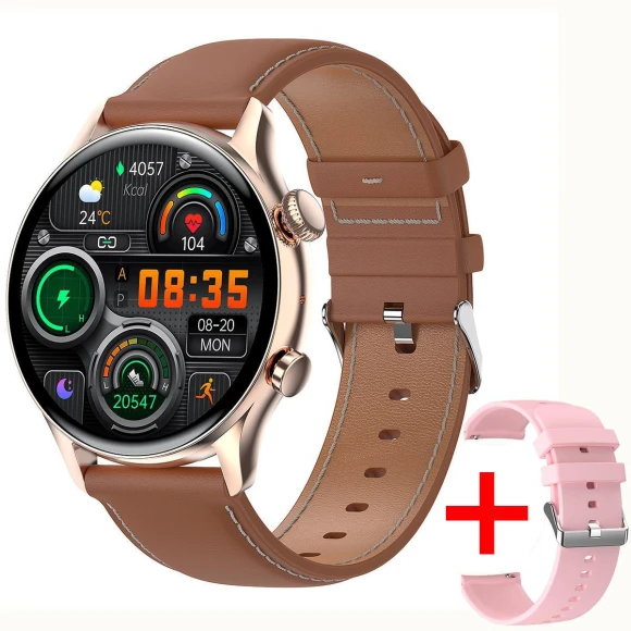 Smartwatch for Men with AMOLED Display and NFC — Smartwatches, Wula Mall