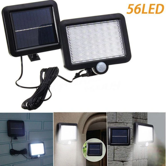 Solar Motion Sensor Light — Outdoor Security & Flood Lighting, PawHaven