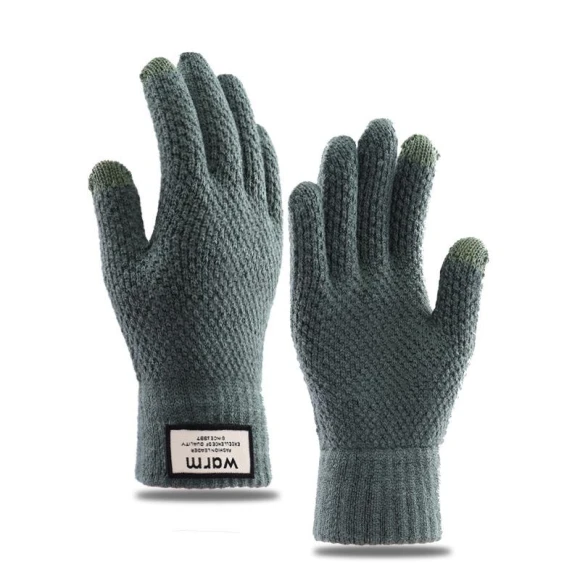 Winter Men's Touchscreen Knit Gloves — Cold Weather Gloves, Homeware Essentials