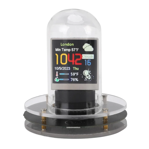 Glow Tube Clock Desktop Ornament — Alarms & Clocks, 3d printing machine