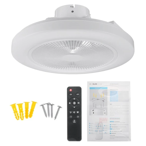LED Ceiling Fan with Light — Ceiling Fan Wall Controls, Pro DIY Tool