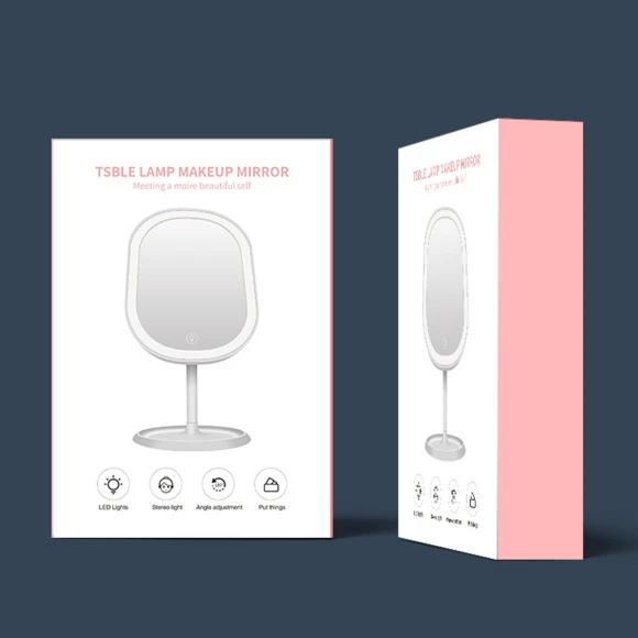 LED Makeup Mirror — Handheld, Koogeelife