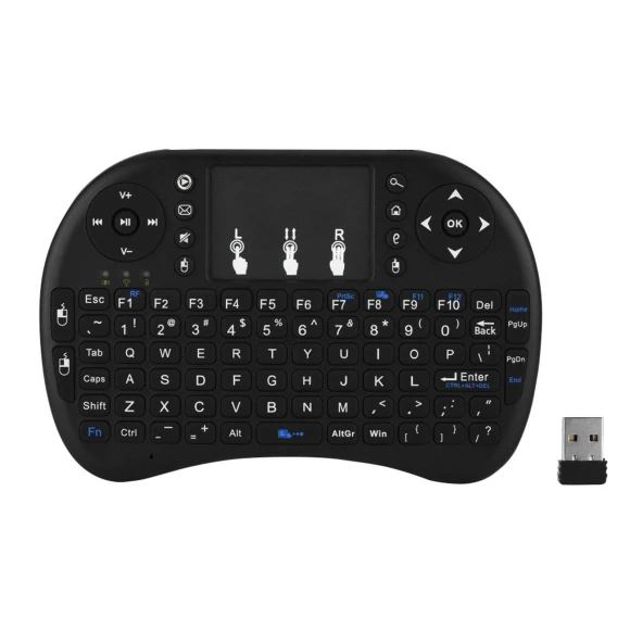 Multifunctional 2.4G Mini Wireless Fly Air Mouse Touch Keyboard — Keyboards, DIYelecs