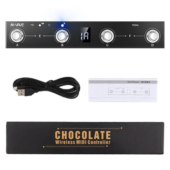 Portable MIDI Controller Footswitch — MIDI Control Devices, M-VAVE