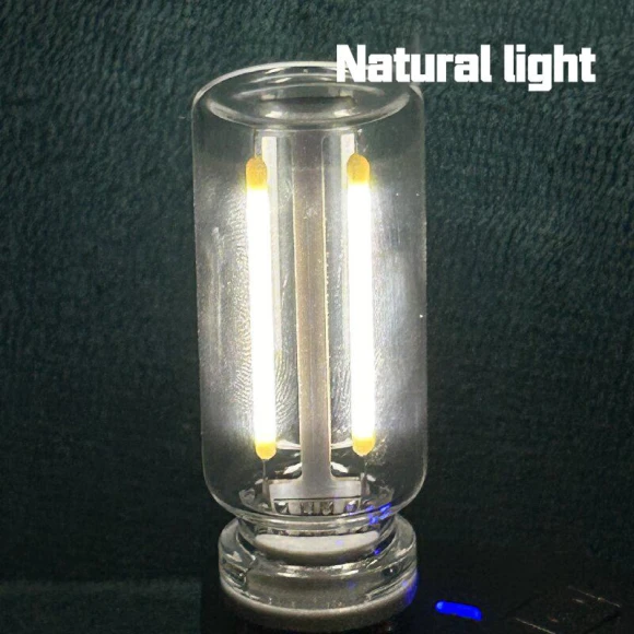 Retro USB LED Filament Touch Dimming Bulb — Incandescent, Breaki