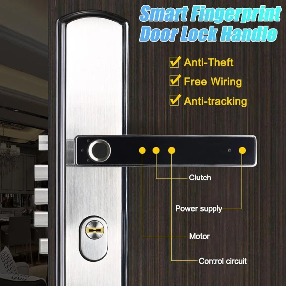 Smart Biometric Door Lock — Biometric Security, Pro DIY Tool
