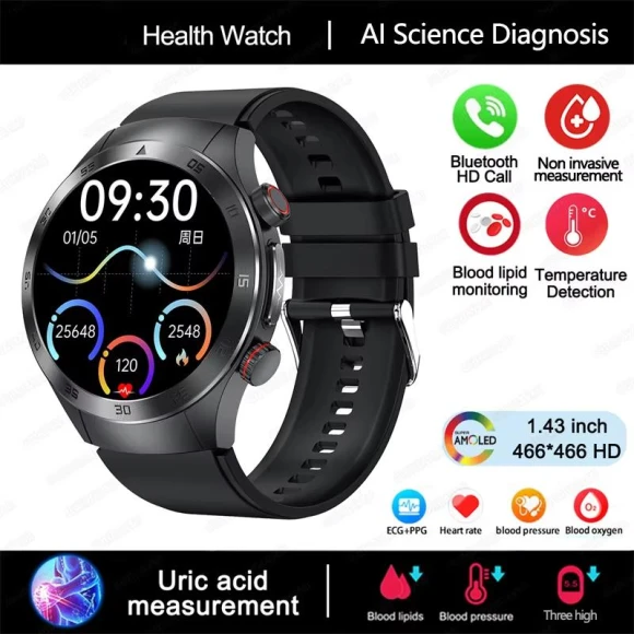 Smartwatch with Laser Therapy and Health Monitoring — Smartwatches, PRISMA