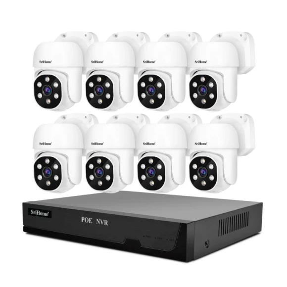 8-Channel PoE Camera Network Video Recorder Kit — Complete Surveillance Systems, SriHome