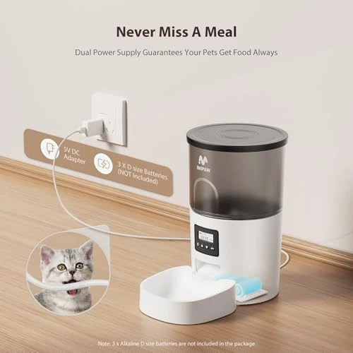 Automatic Pet Feeder with Timed Dispensing, IMIPAW