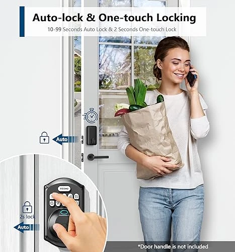 Fingerprint Door Lock — Keyed Locksets, TEEHO