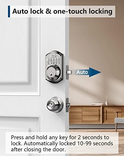 Keyless Entry Door Lock with Keypad — Deadbolts, TEEHO