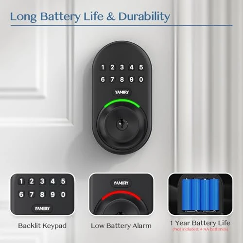 Keypad Smart Door Knob Lock — Access Control Keypads, Yamiry