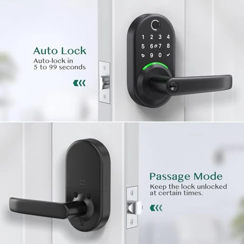 Smart Door Handle Lock with Keypad — Access Control Keypads, Yamiry