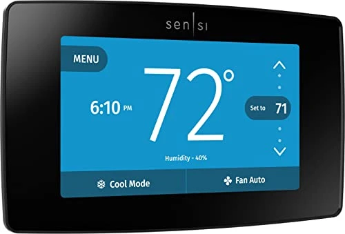 Smart Thermostat with Touchscreen Color Display — Smart Climate Control, Emerson
