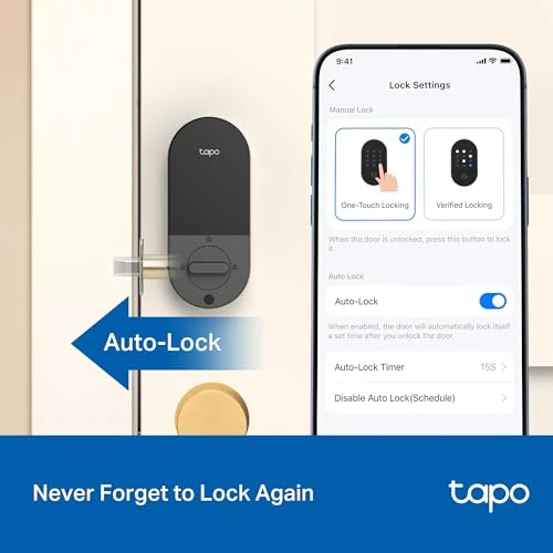 Smart Wi-Fi Deadbolt Door Lock — Deadbolts, Tapo