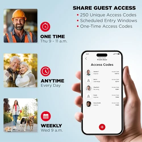Wi-Fi Smart Lock with Keyless Entry and Geofence Auto-Unlock — Keyed Locksets, Kwikset