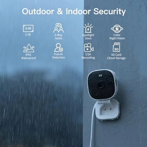2.5K Home Security Camera — Dome Surveillance Cameras, VIMTAG