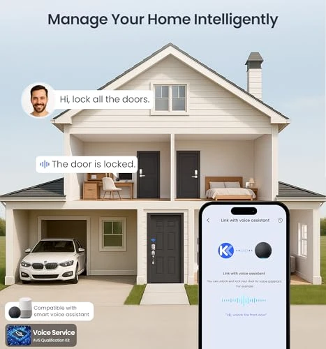 Built-in WiFi Fingerprint Smart Lock — Deadbolts, Veise
