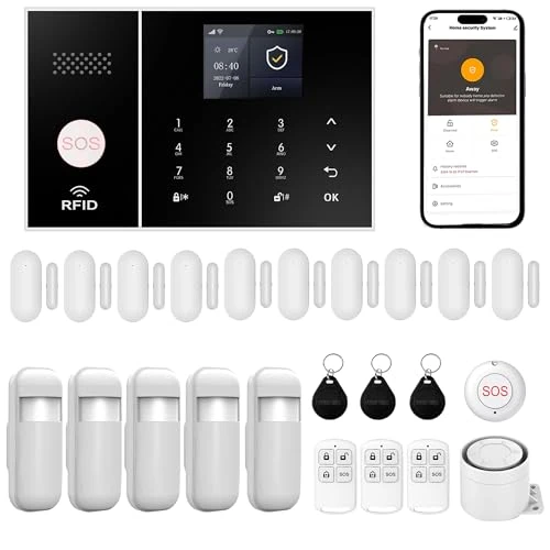 Home Security System with Motion Detector, Door Alarm Sensors, Indoor Protection — Smart Home Security, XUK
