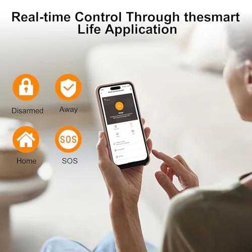 Home Security System with Motion Detector, Door Alarm Sensors, Indoor Protection — Smart Home Security, XUK