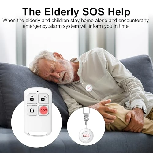 Home Security System with Motion Detector, Door Alarm Sensors, Indoor Protection — Smart Home Security, XUK