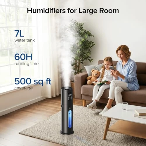 Large Room Humidifier — Air Moisturizers, Jingkey