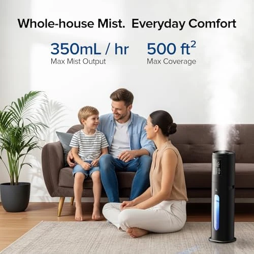 Large Room Humidifier — Air Moisturizers, Jingkey