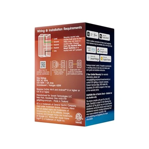 Paddle Dimmer Smart Switch — Dimmer Switches, Cync