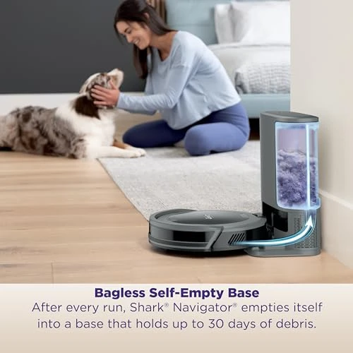 Robot Vacuum and Self-Empty Base — Smart Cleaning Robots, Shark