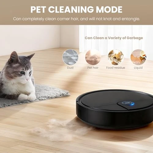 Robot Vacuum Cleaner with Automatic Dust Collection Base — Smart Cleaning Robots, Generic